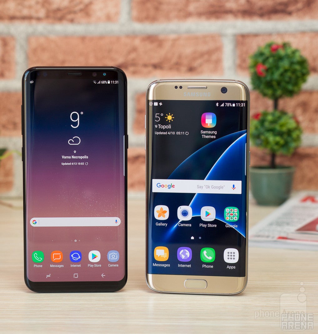 Samsung Galaxy S8+ vs S7 Edge