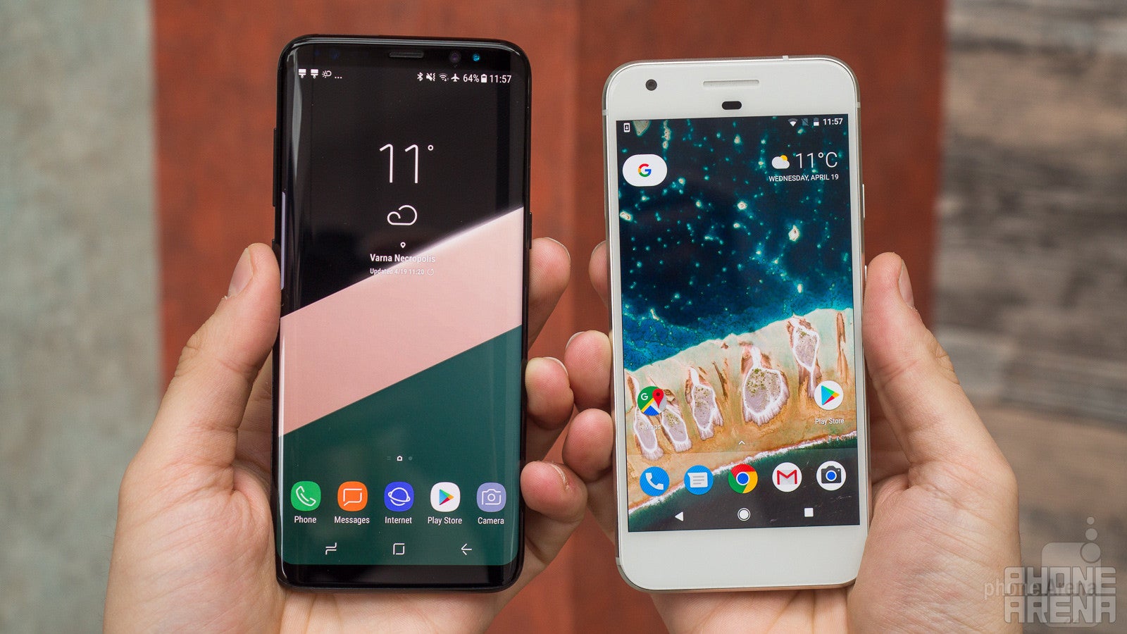 Samsung Galaxy S8 vs Google Pixel