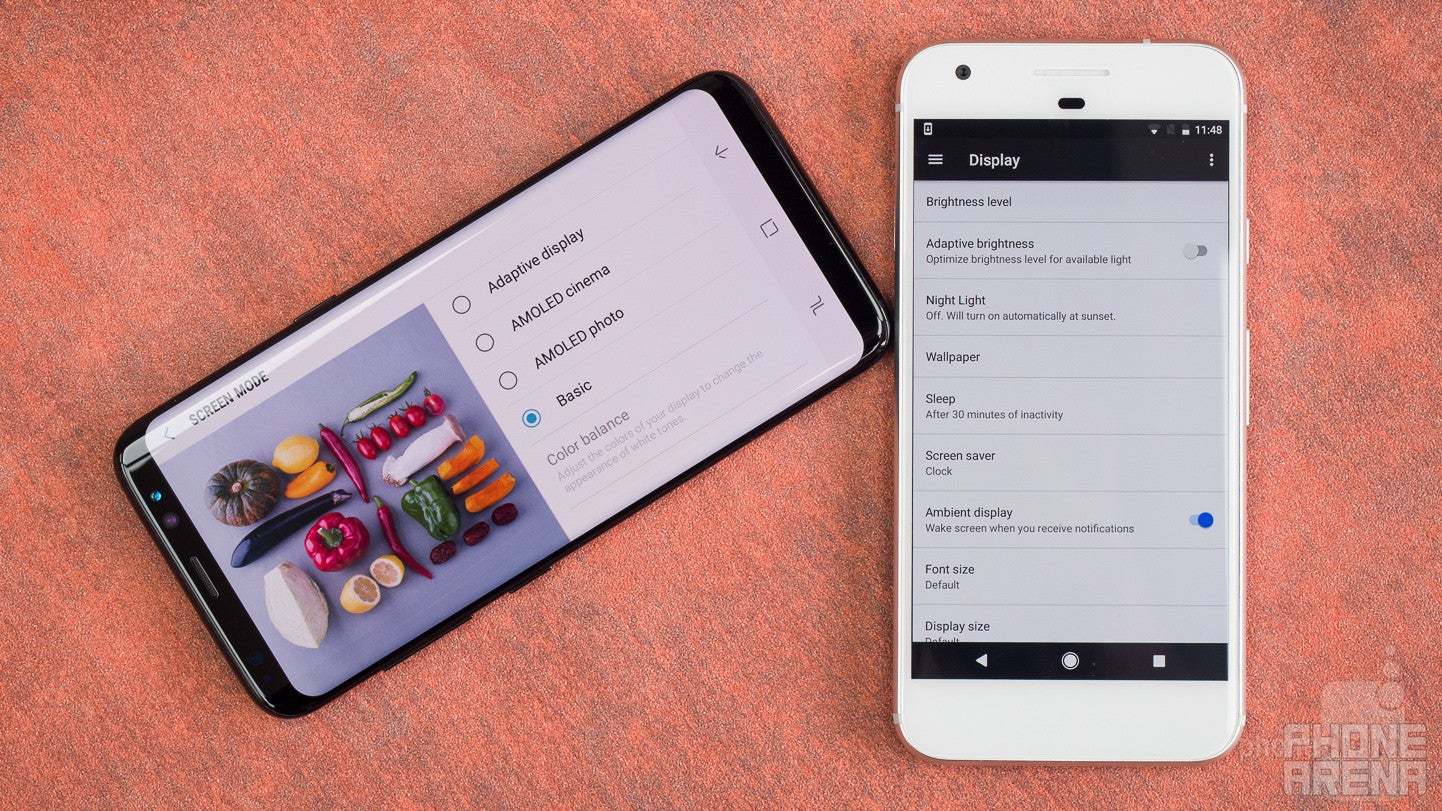 Samsung Galaxy S8 vs Google Pixel