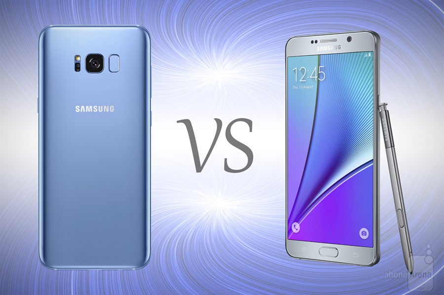 Samsung Galaxy S8+ vs Galaxy Note 5