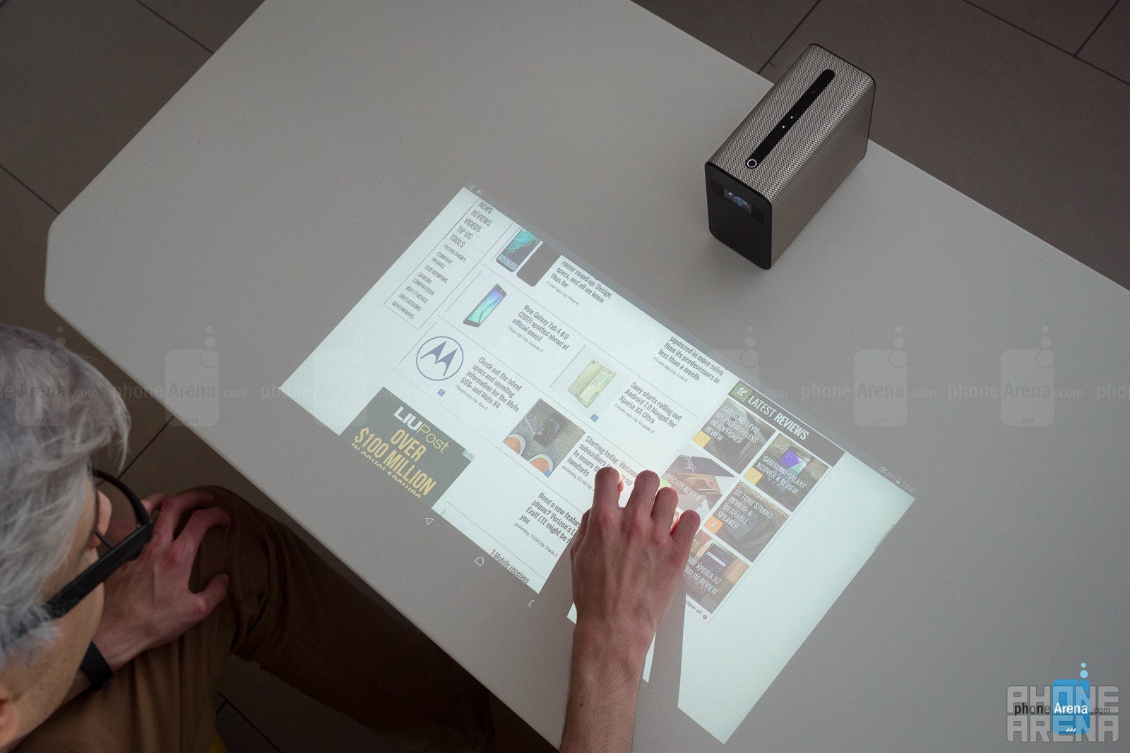 Sony Xperia Touch Android projector Review