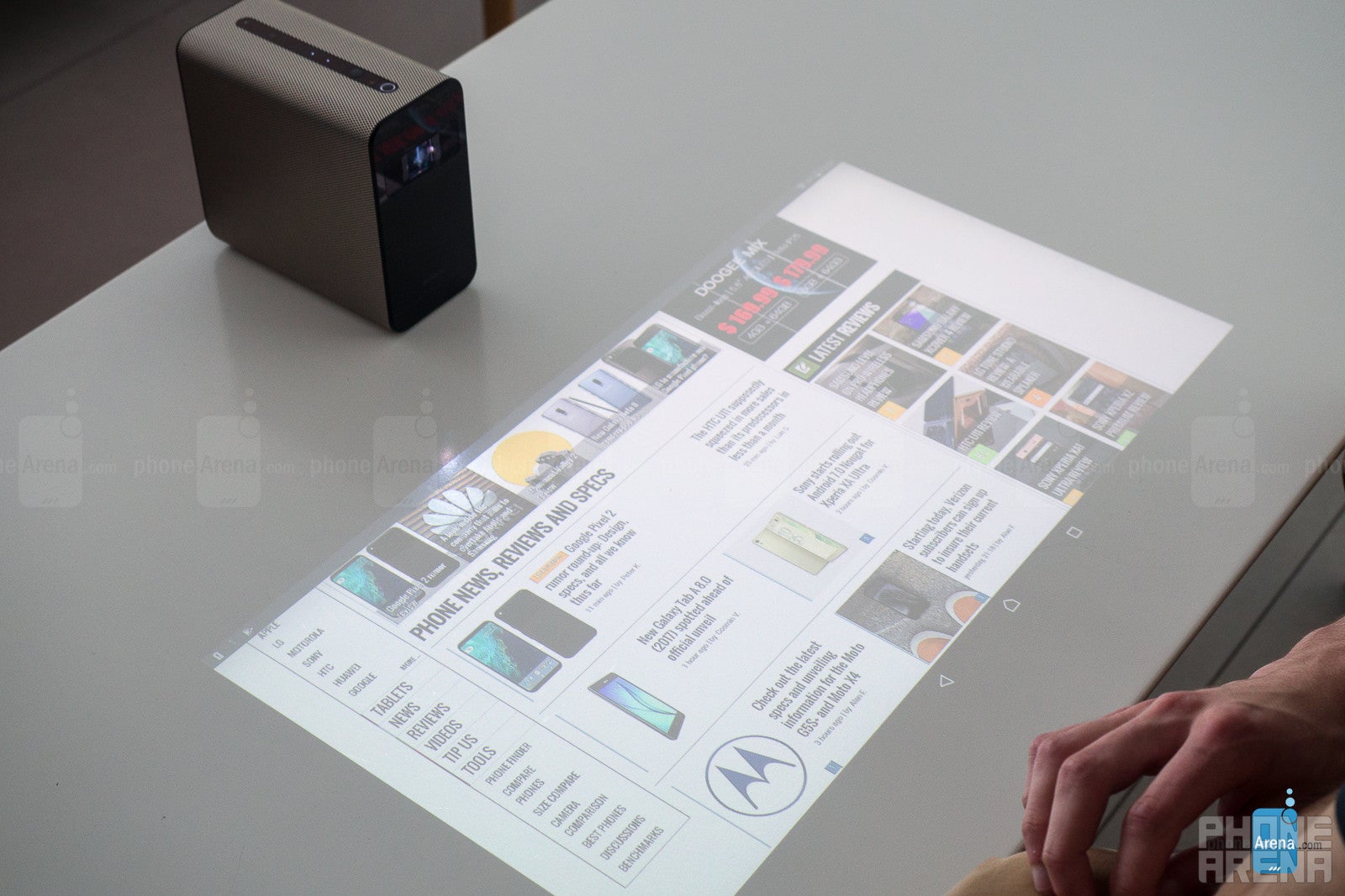 Sony Xperia Touch Android projector Review