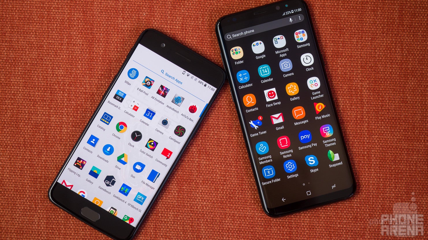 OnePlus 5 vs Samsung Galaxy S8+