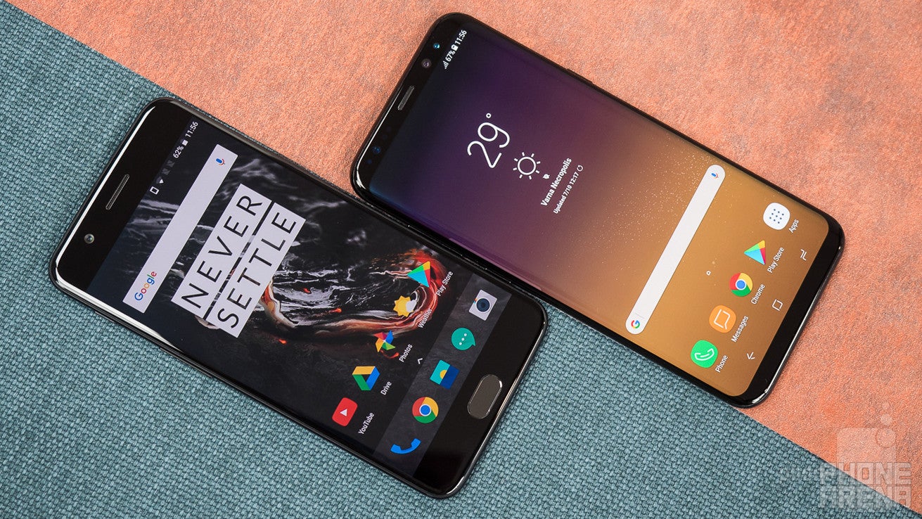 OnePlus 5 vs Samsung Galaxy S8+
