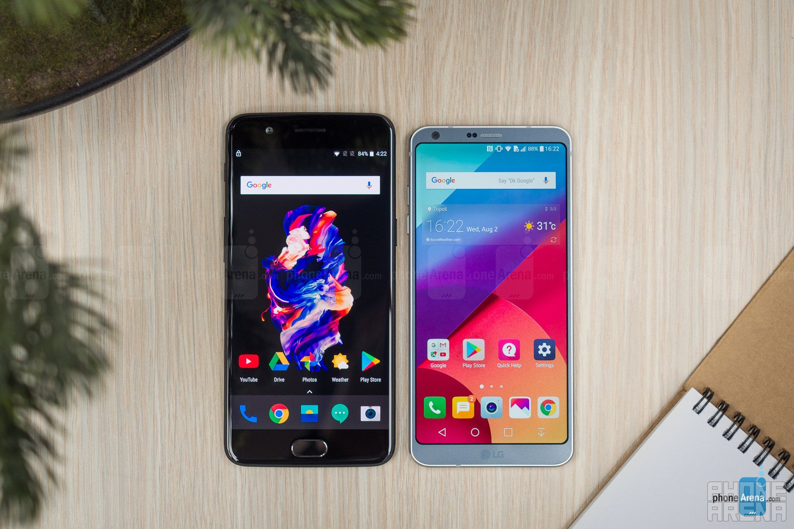 OnePlus 5 vs LG G6