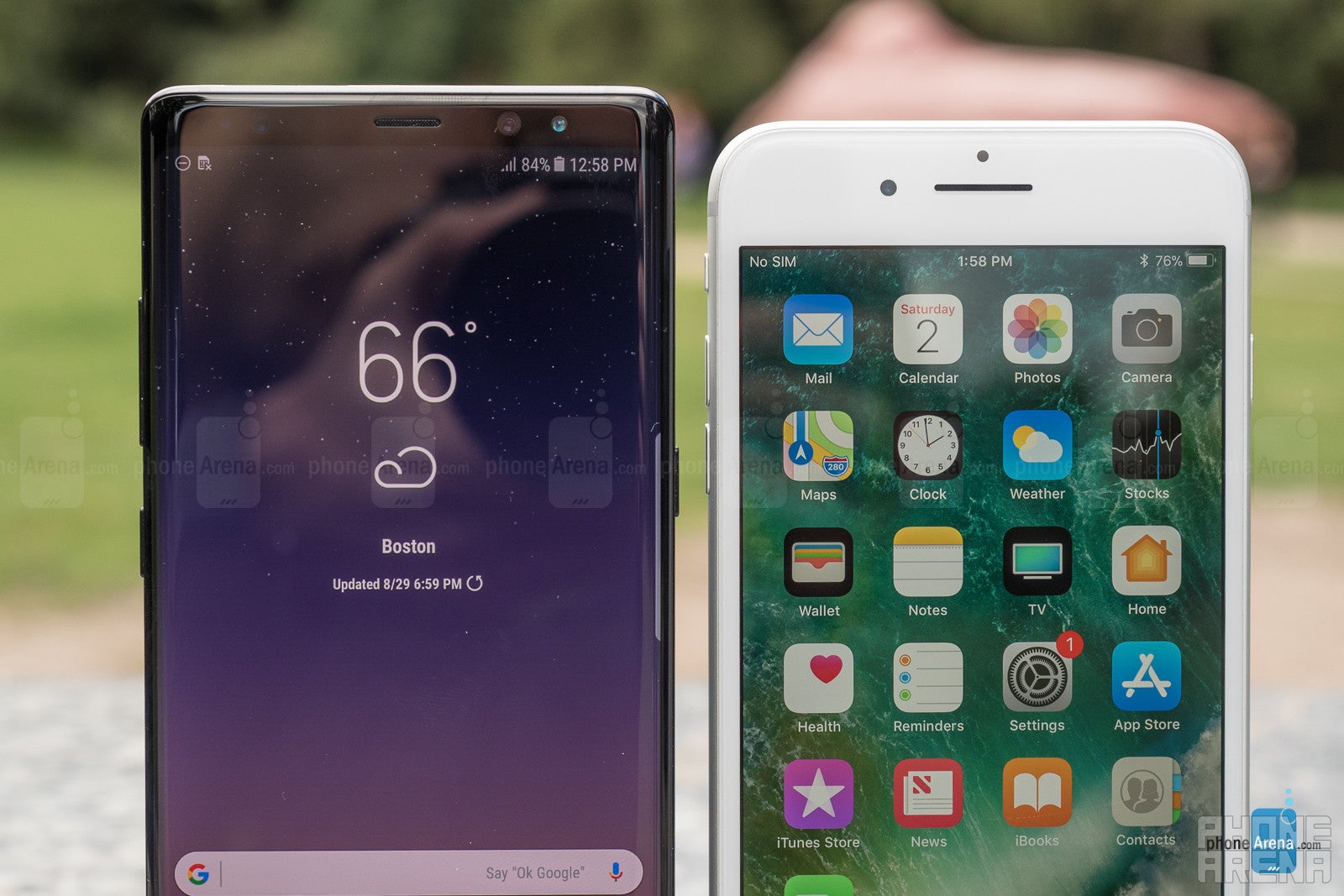 Samsung Galaxy Note 8 vs Apple iPhone 7 Plus