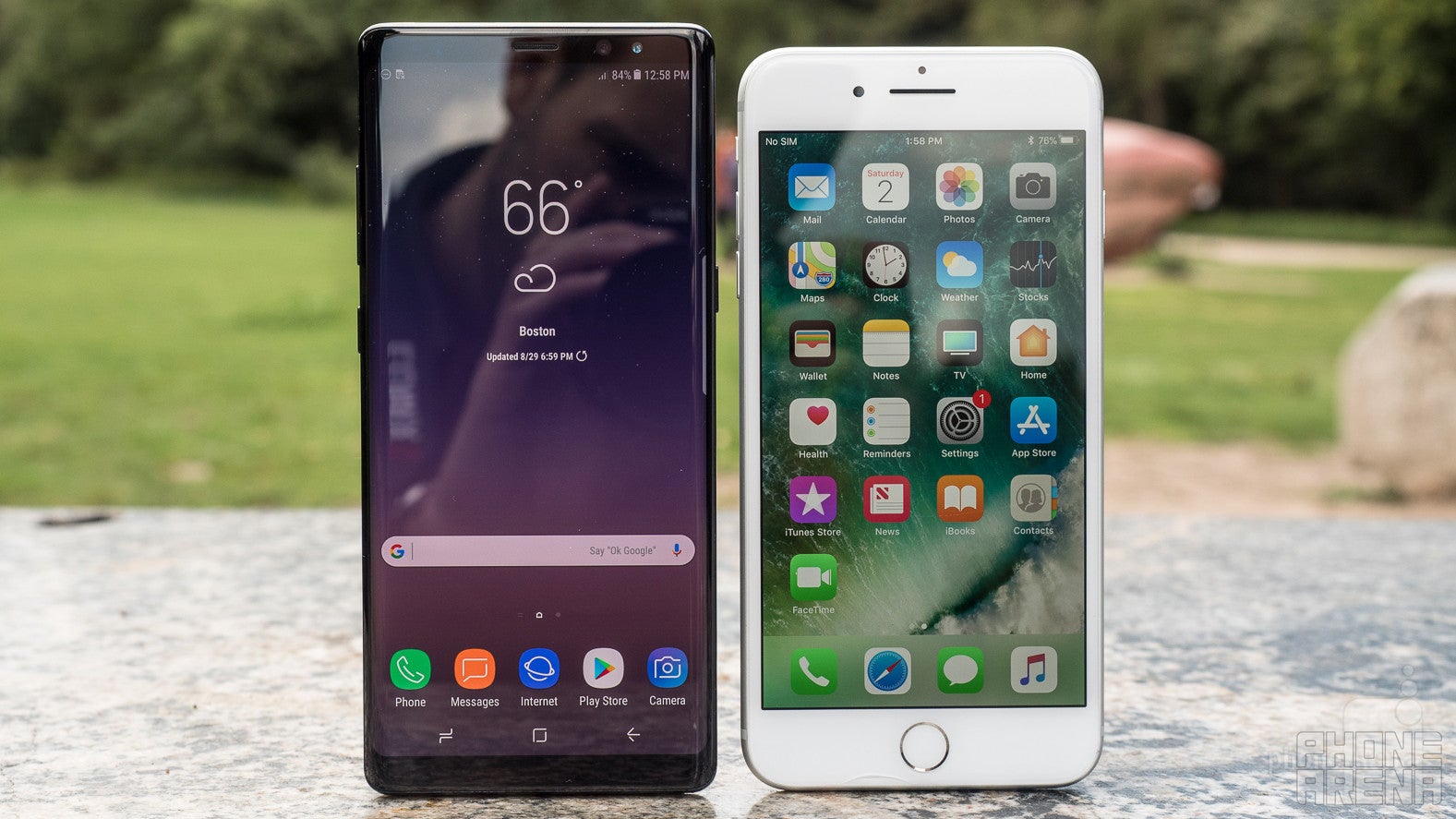 Samsung Galaxy Note 8 vs Apple iPhone 7 Plus