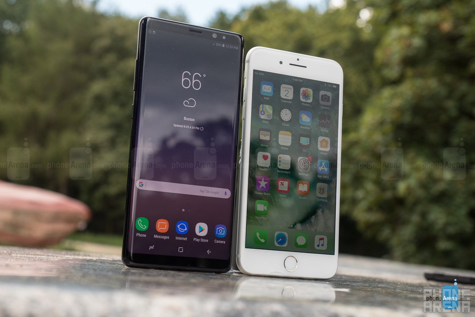 Samsung Galaxy Note 8 vs Apple iPhone 7 Plus