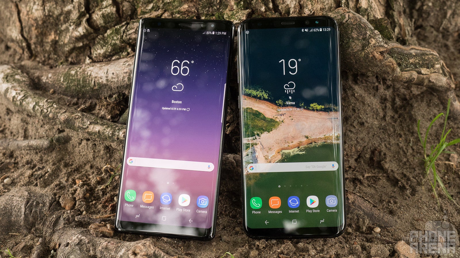 Samsung Galaxy Note 8 vs Galaxy S8+