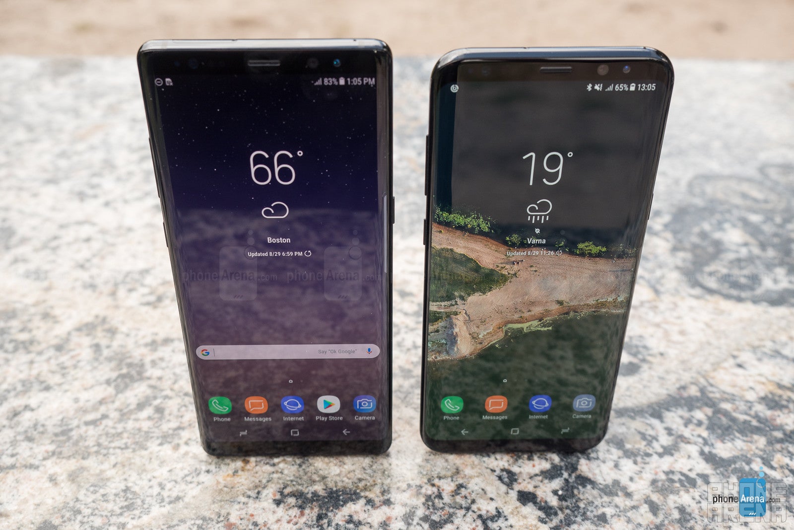 Samsung Galaxy Note 8 vs Galaxy S8+