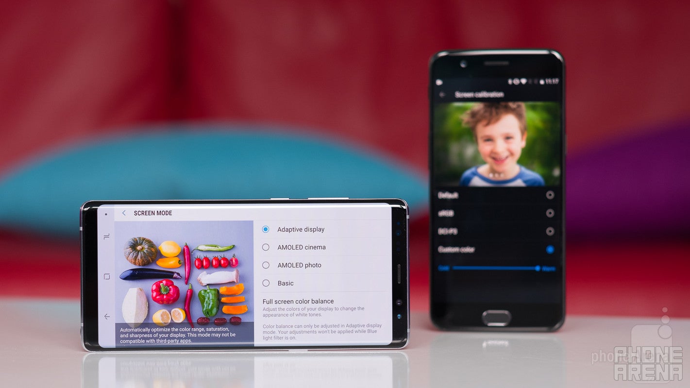 Samsung Galaxy Note 8 vs OnePlus 5