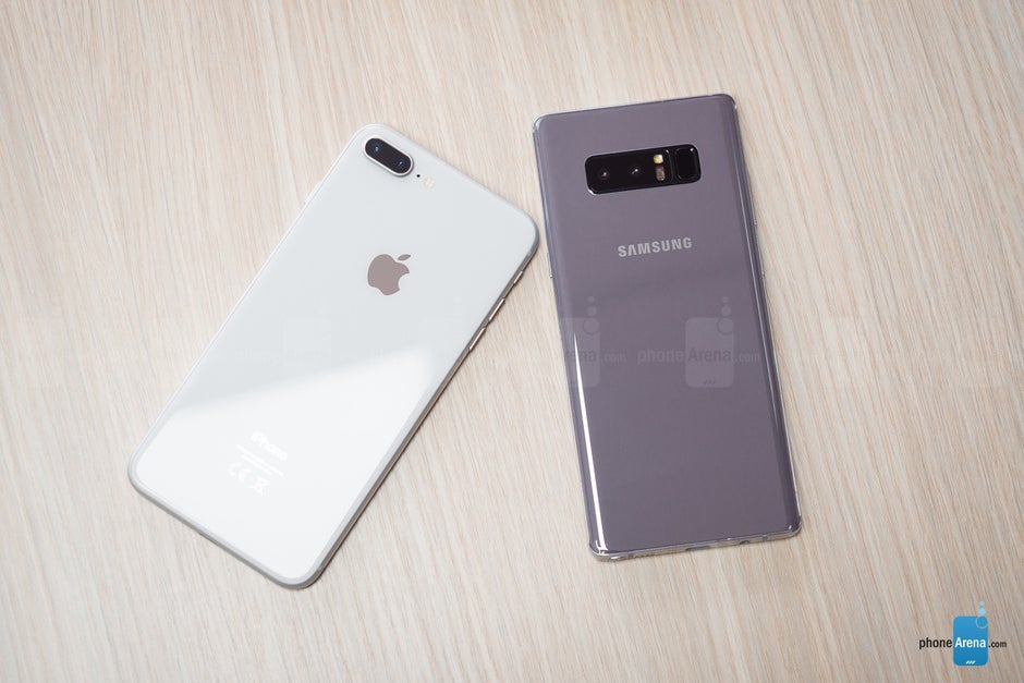 Apple Iphone 8 Plus Vs Samsung Galaxy Note 8 Phonearena