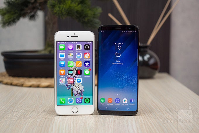 Apple iPhone vs Samsung Galaxy S8 - PhoneArena