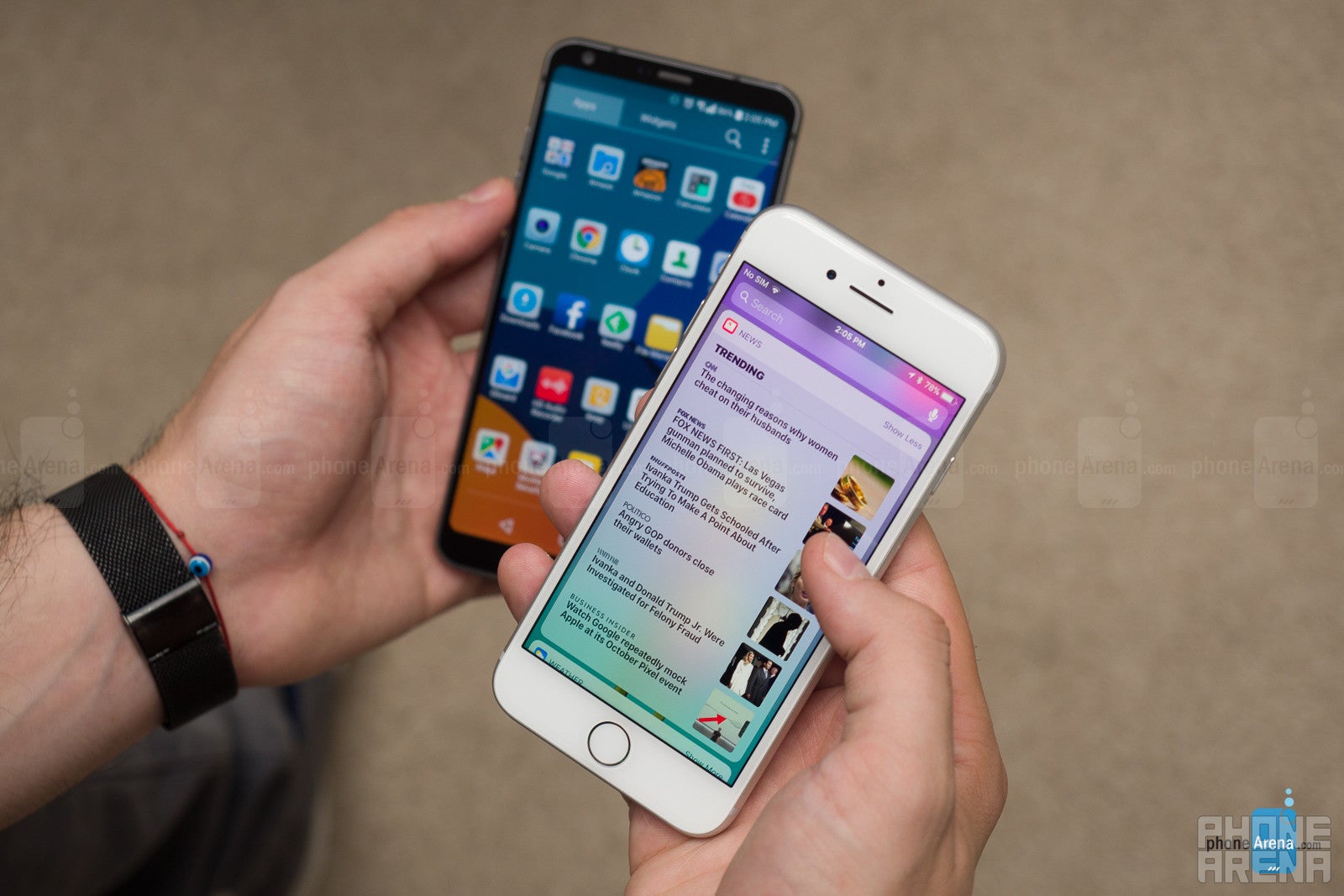 Apple iPhone 8 vs LG G6