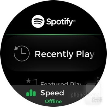 Gear sport 2025 spotify offline