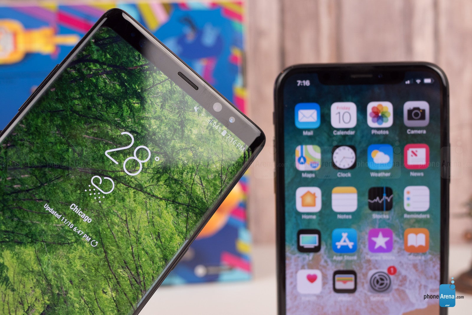 Apple iPhone X vs Samsung Galaxy Note 8 - PhoneArena