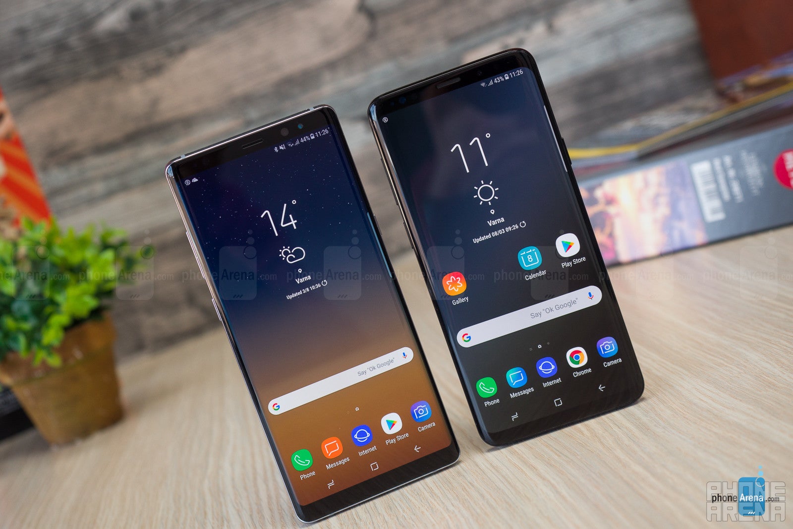 Samsung Galaxy S9+ vs Galaxy Note 8