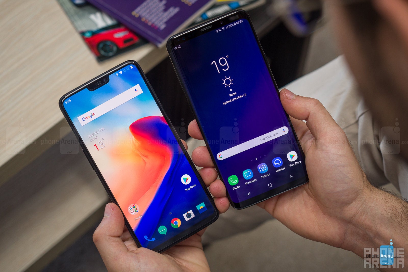 OnePlus 6 vs Samsung Galaxy S9+