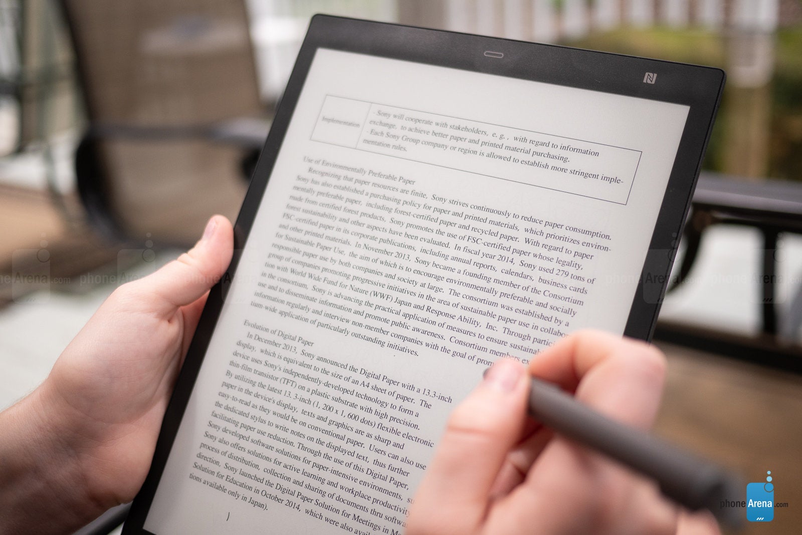 Sony Digital Paper DPT-CP1 Review - PhoneArena