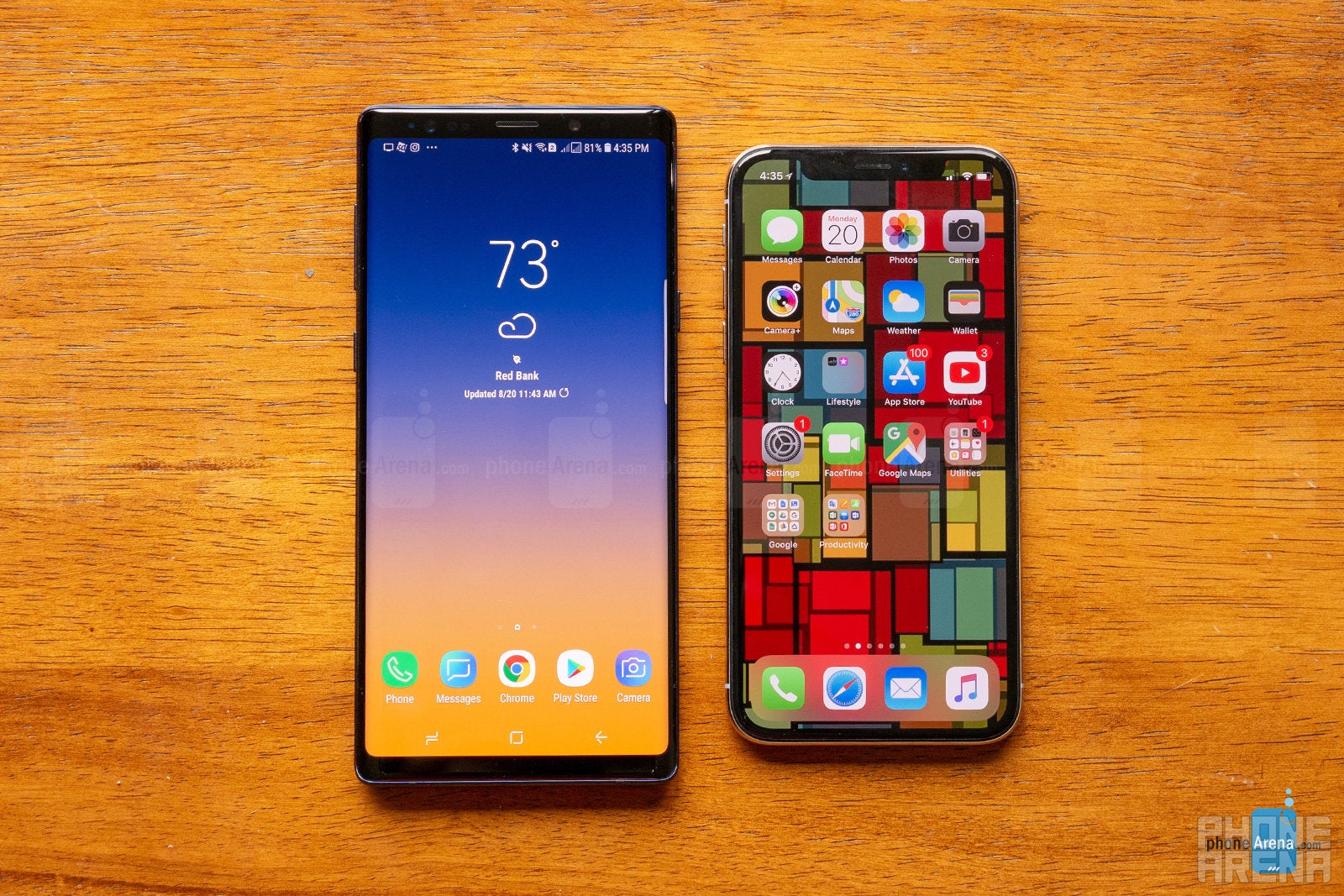 Samsung Galaxy Note 9 vs Apple iPhone X