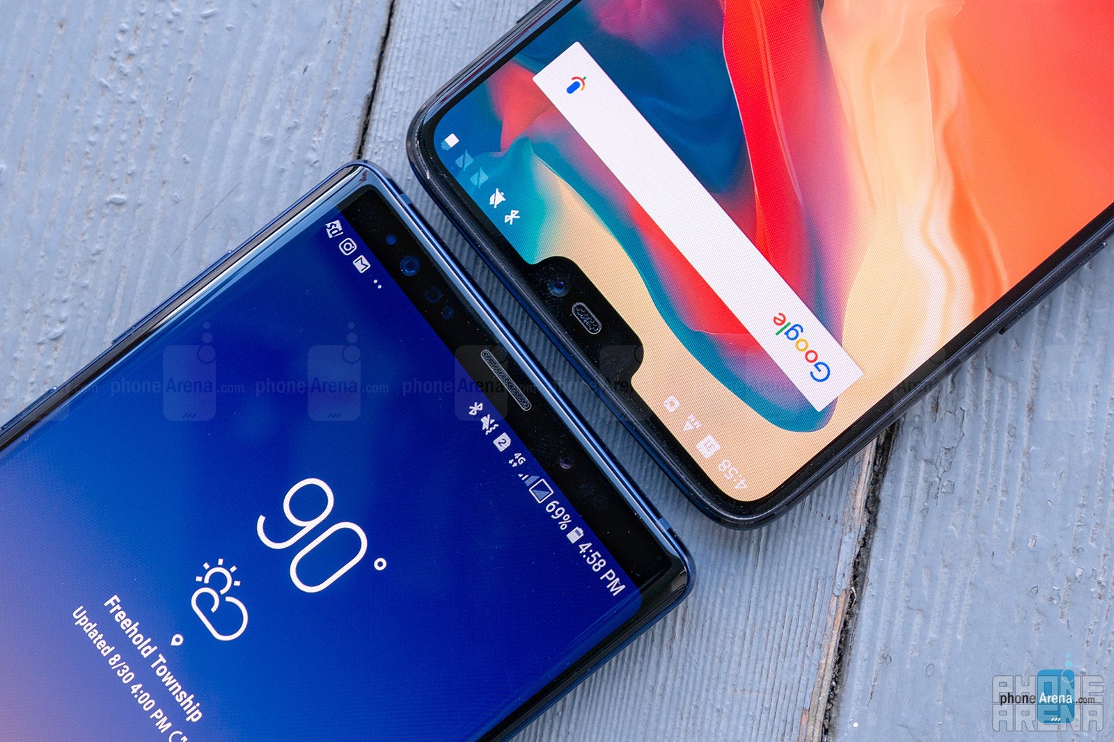Samsung Galaxy Note 9 vs OnePlus 6
