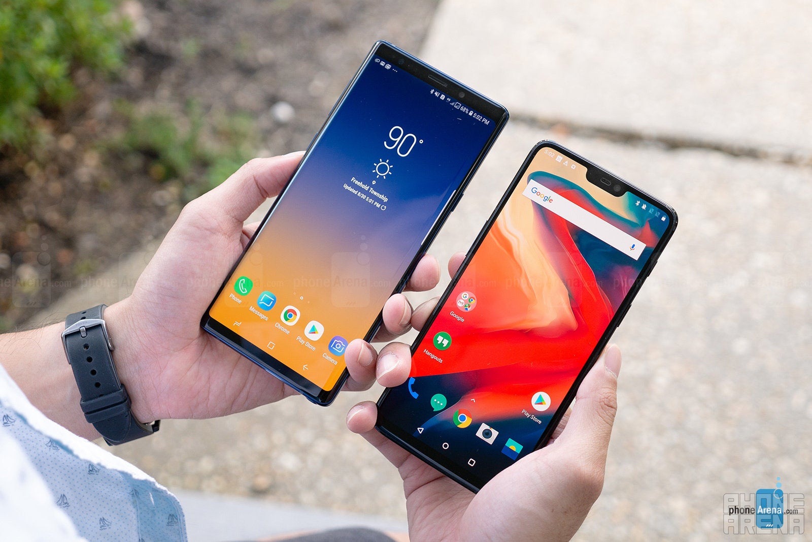 Samsung Galaxy Note 9 vs OnePlus 6