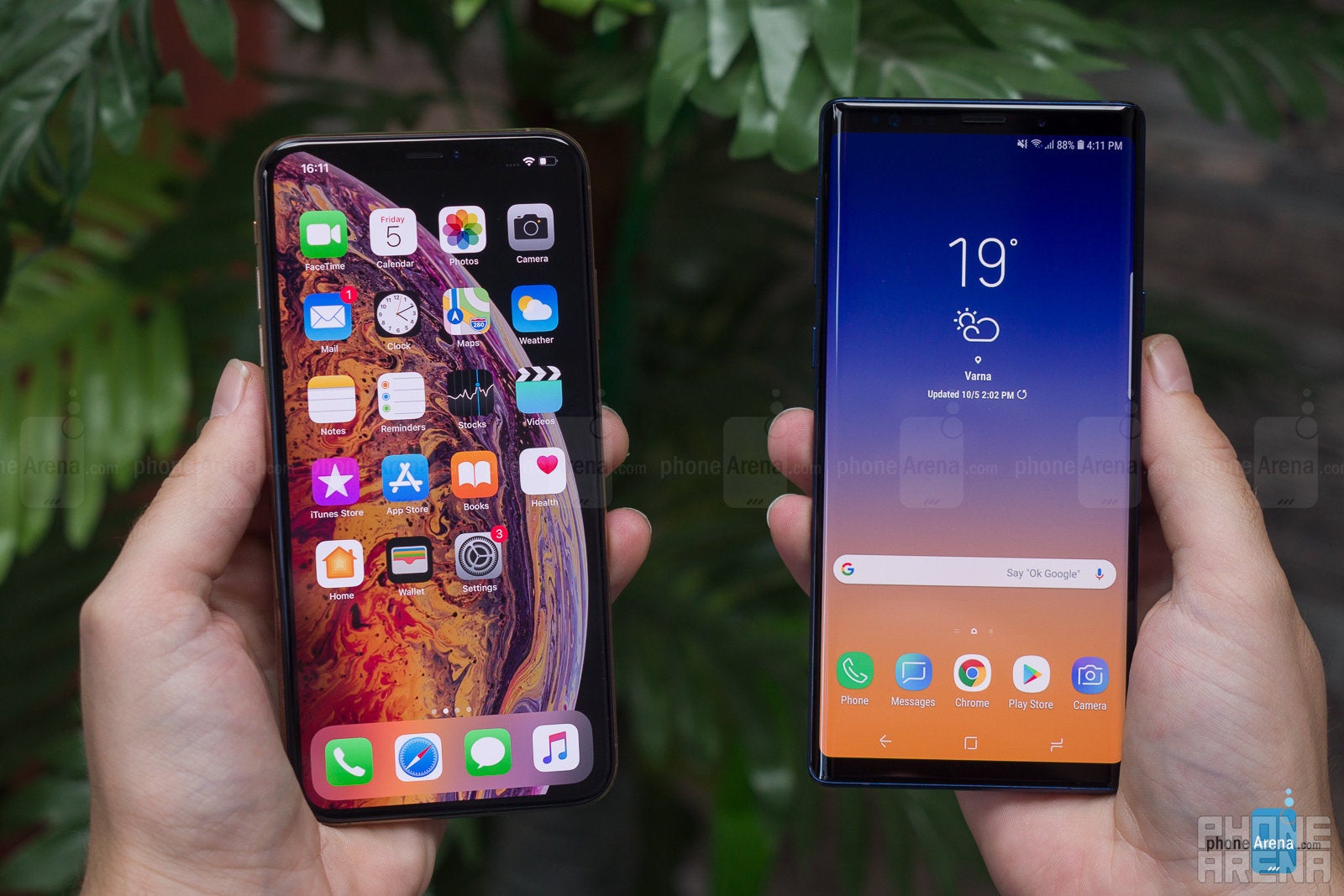 iPhone XS Max vs Samsung Galaxy Note 9