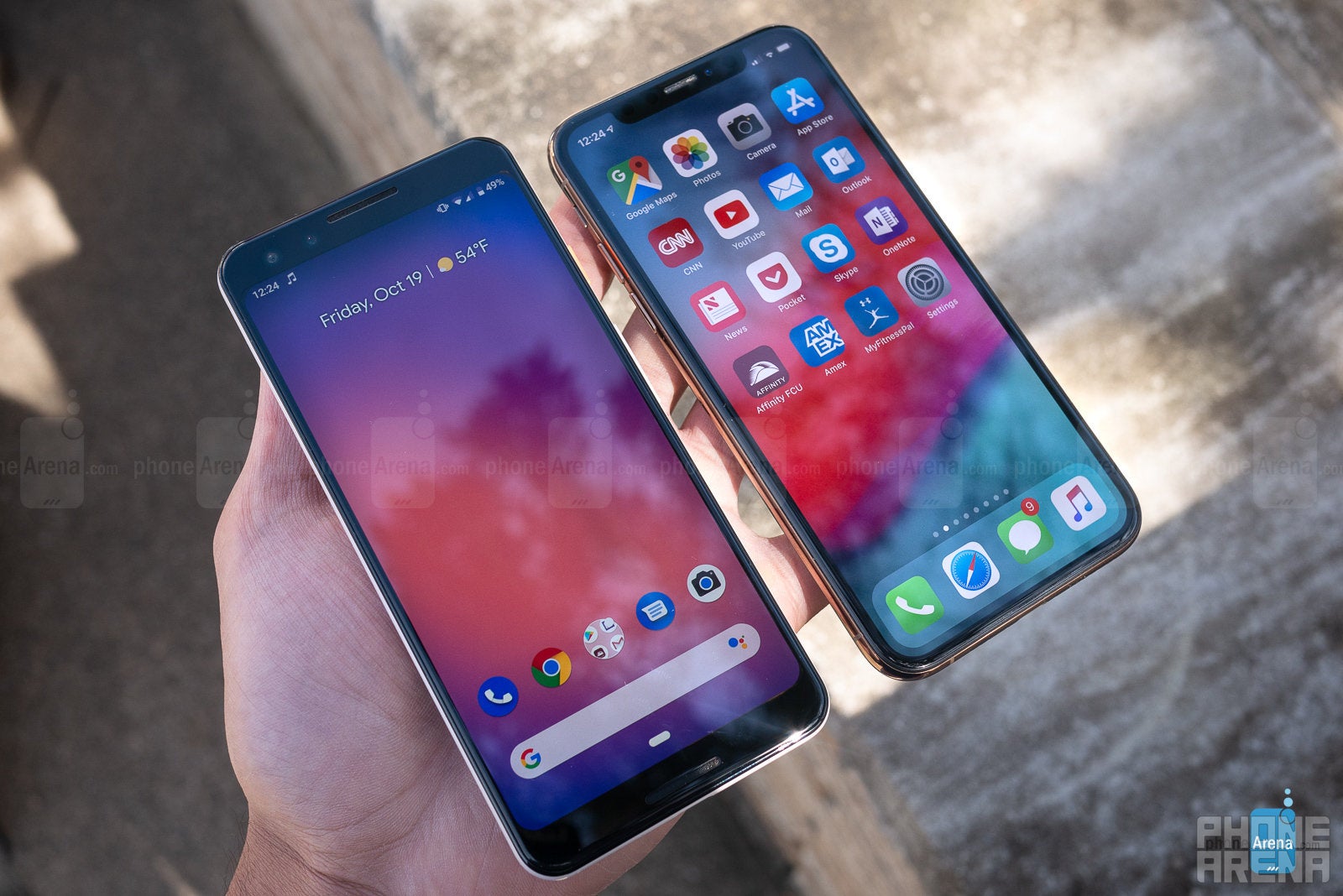 Google Pixel 3 vs Apple iPhone XS