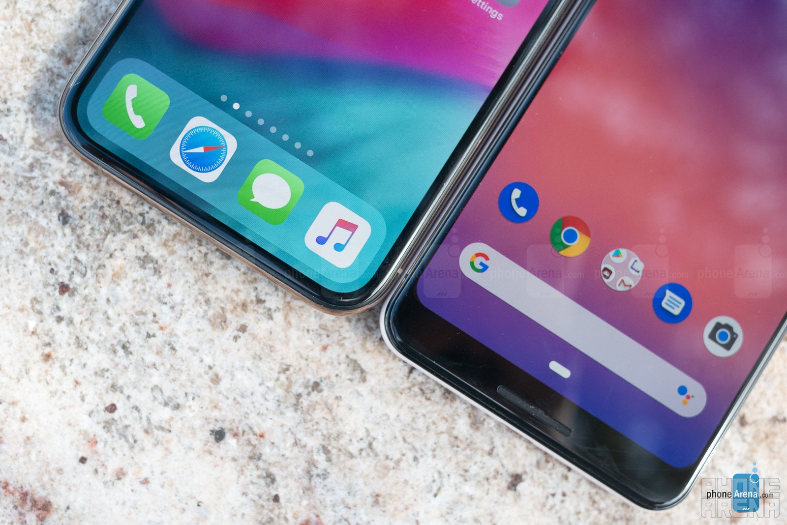 Google Pixel 3 vs Apple iPhone XS