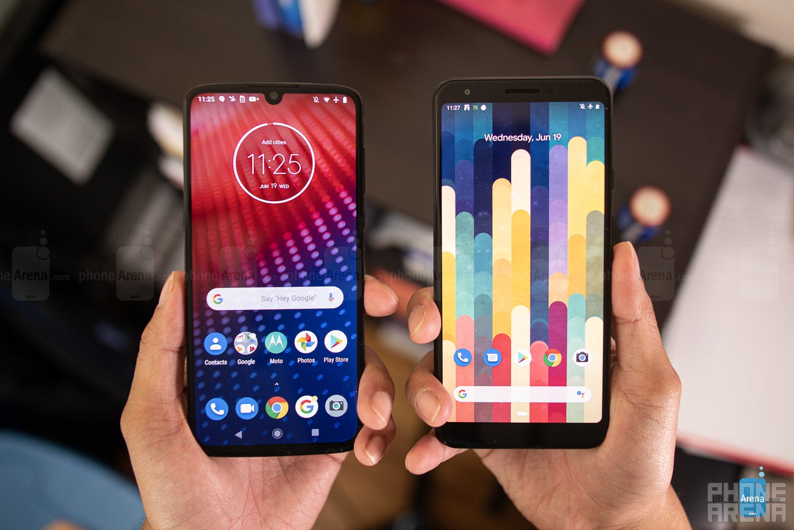 Motorola Moto Z4 vs Google Pixel 3a XL