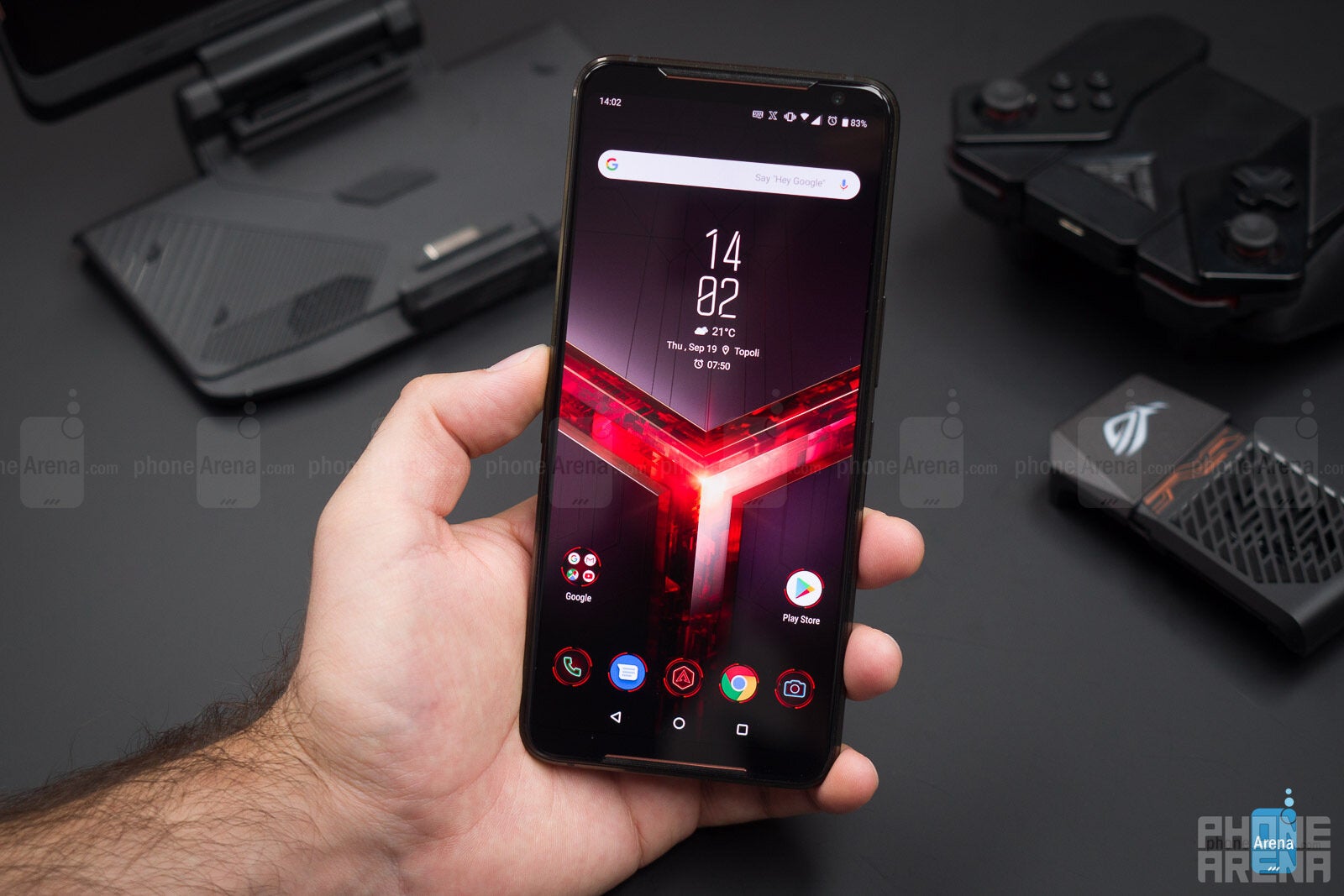 ASUS ROG Phone II Smartphone with a Snapdragon 855+ processor