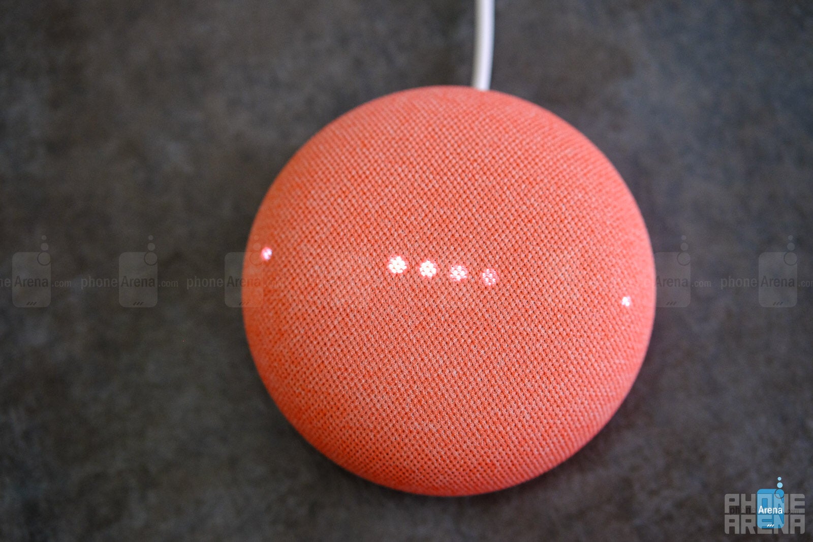 The Nest Mini also has an extra LED on each side - Google Nest Mini Review
