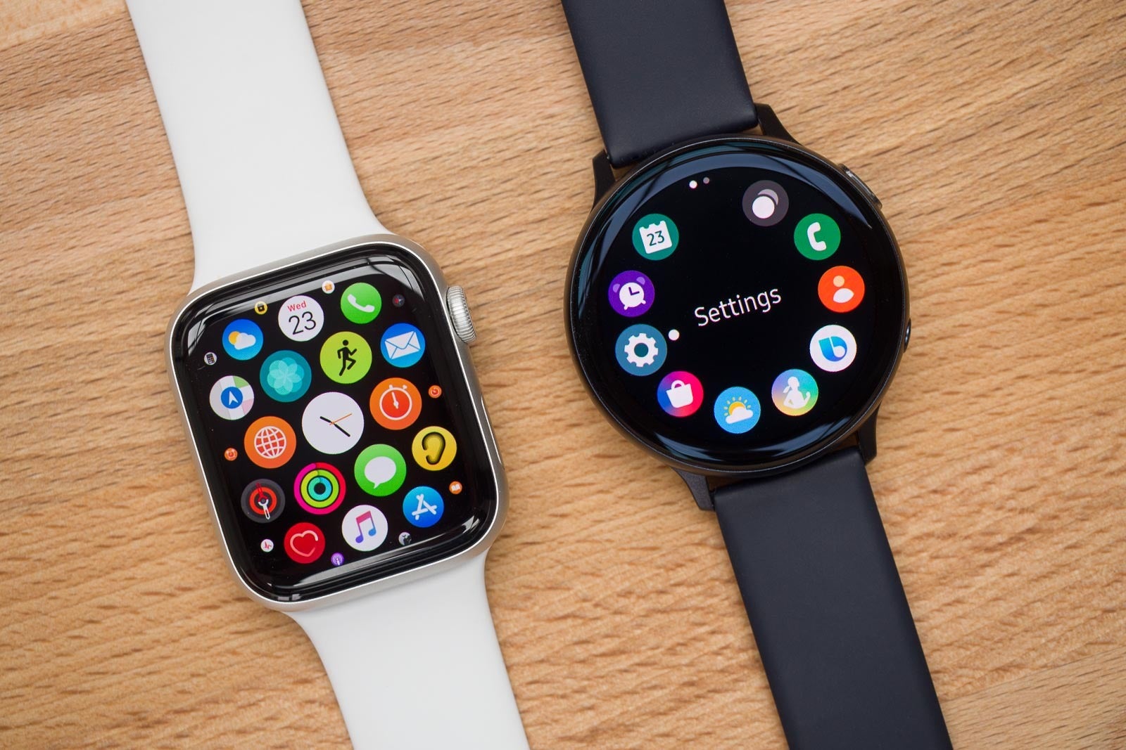 Apple watch series 5 vs samsung galaxy best sale active 2