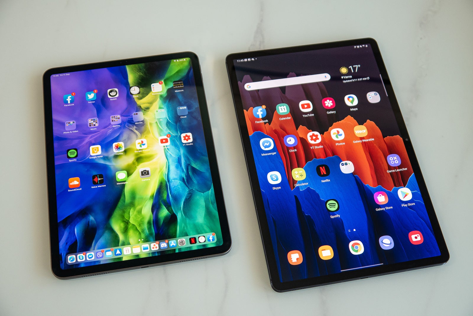 Samsung Galaxy Tab S7+ vs Apple iPad Pro: the best tablets