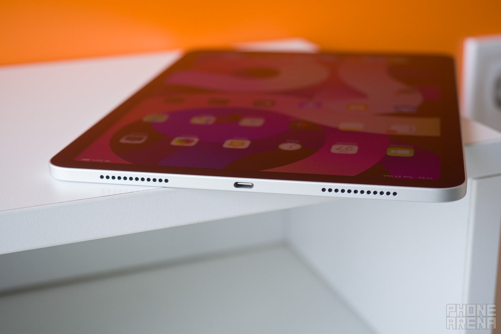 Although it has four speaker grills, two on each side, the iPad Air seems to actually pack two speakers - Apple iPad Air (2020) Review