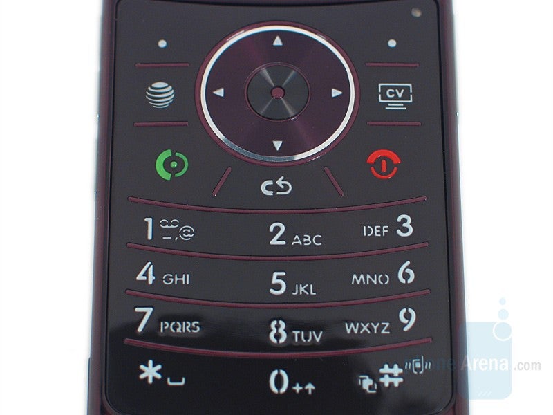 Keypad - Motorola RAZR2 V9 Review