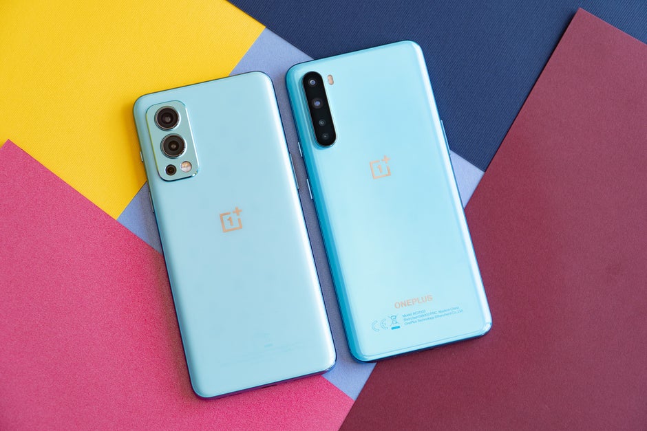 OnePlus Nord 2 - left, North - right - OnePlus Nord 2 vs Nord 1