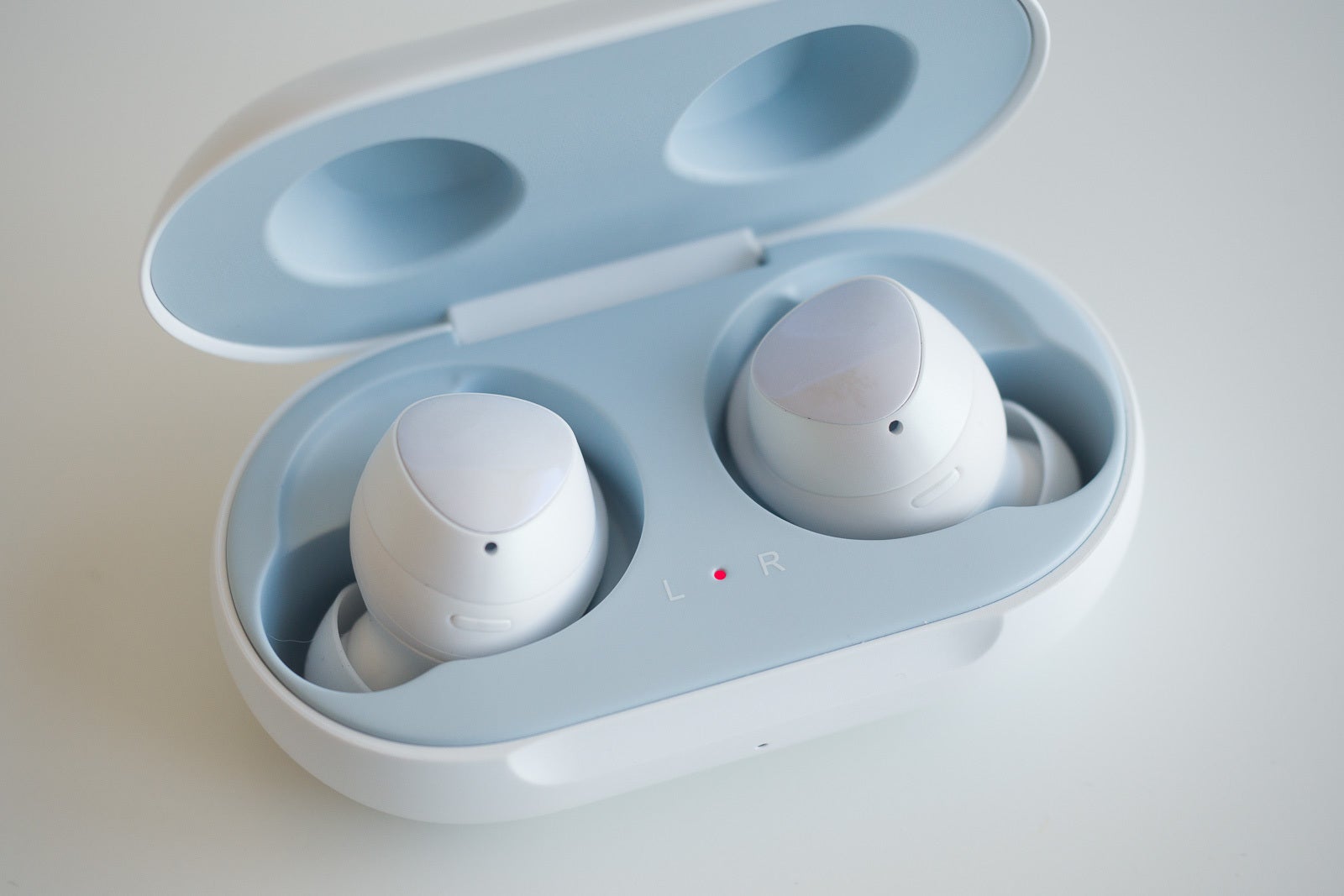 The Galaxy Buds 1 in their charging case - Samsung Galaxy Buds 2 vs Galaxy Buds 1: Differences we expect so far