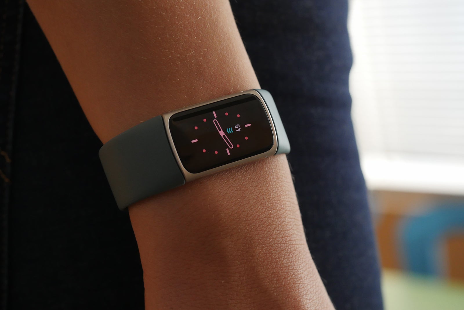 fitbit charge on wrist