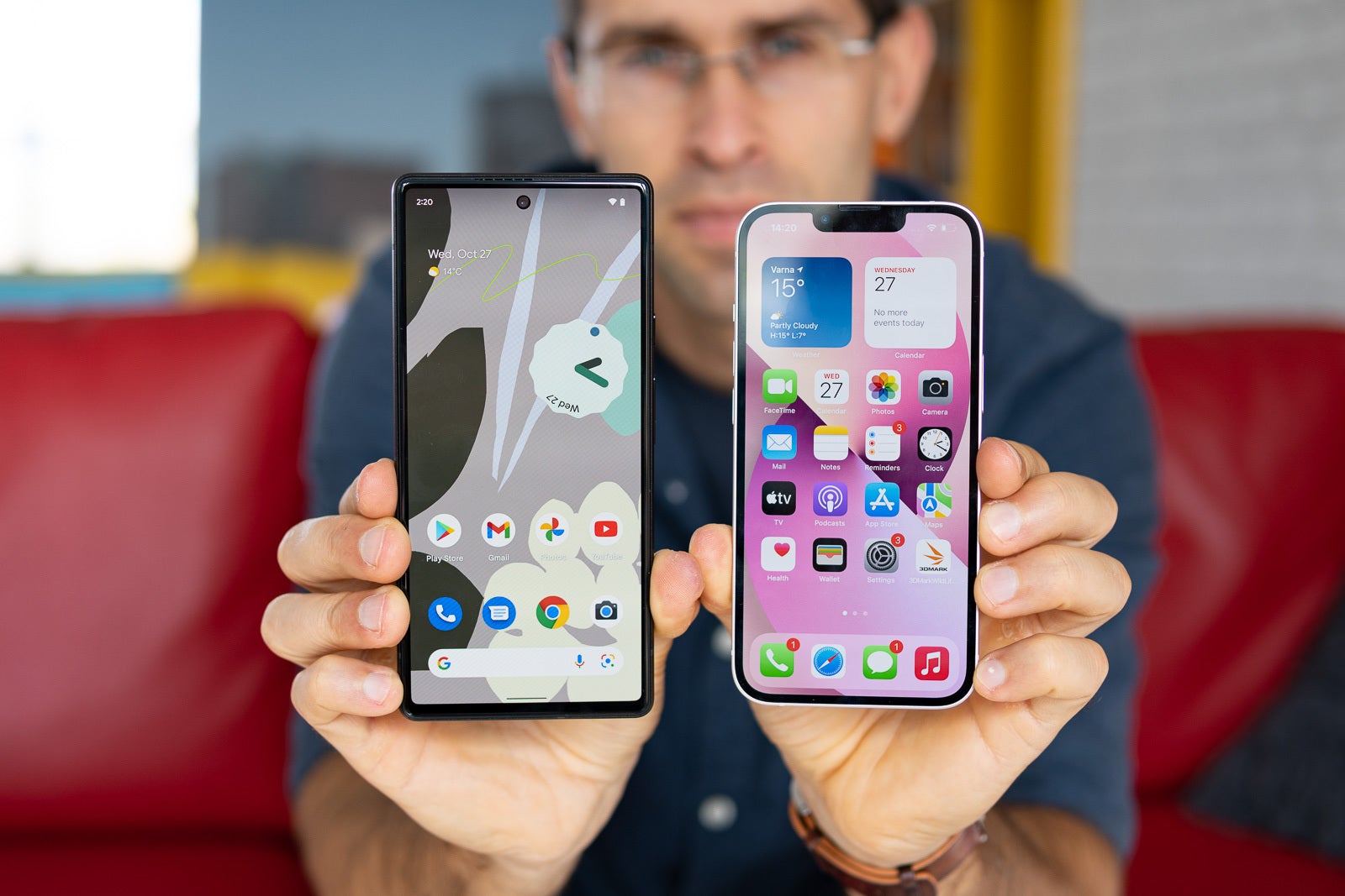 Google Pixel 6 vs Apple iPhone 13