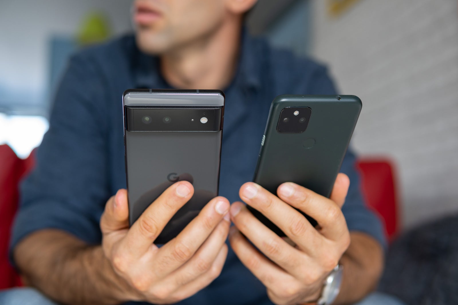 Google Pixel 6 vs Pixel 5a: main differences