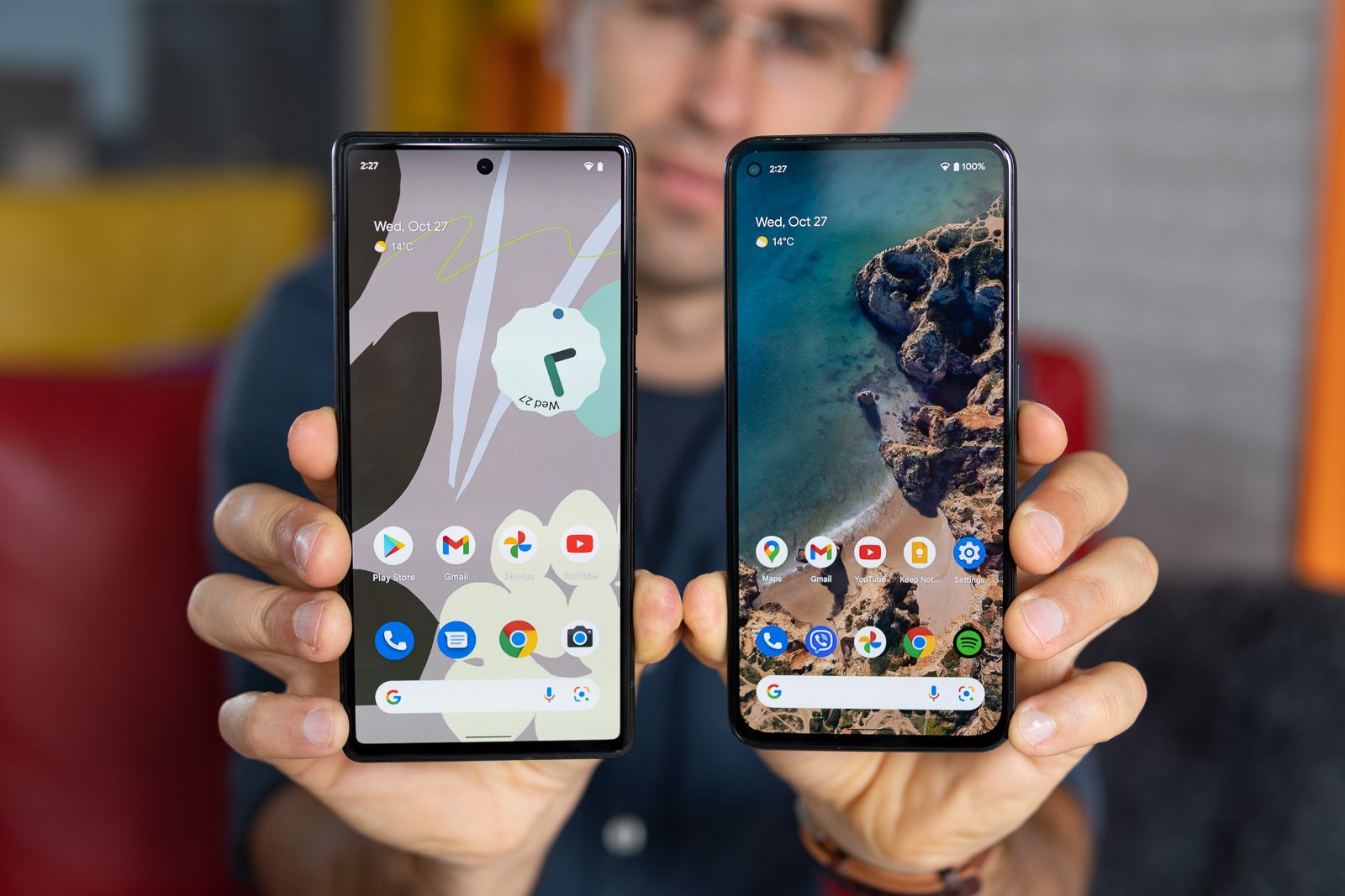 Google Pixel 6 vs Pixel 5a: main differences