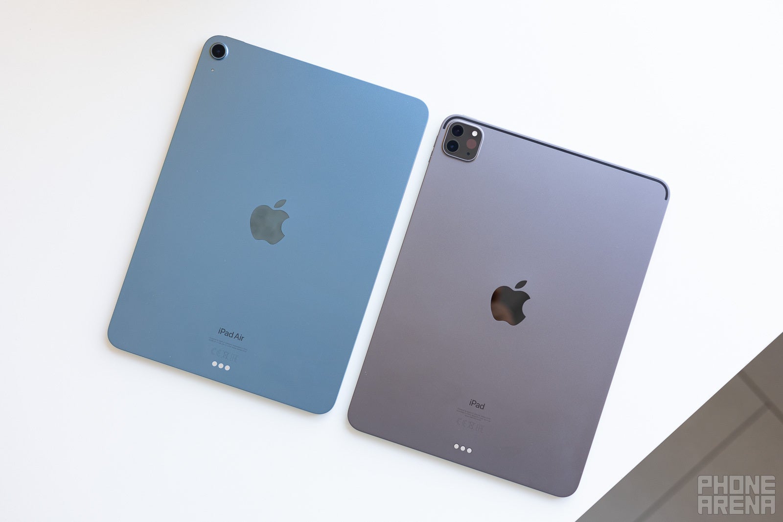 iPad Air 5 - left, iPad Pro - right - iPad Air (2022) vs 11-inch iPad Pro (2021): Save your money