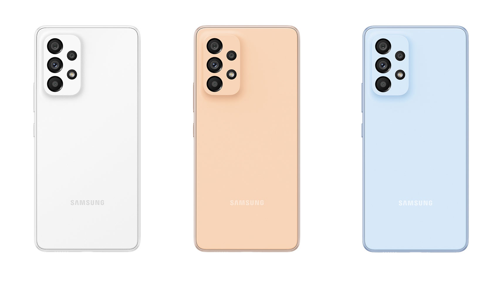 Some of the available Galaxy A53 5G colors - Google Pixel 6a vs Samsung Galaxy A53 5G: Clash of the mid-range titans