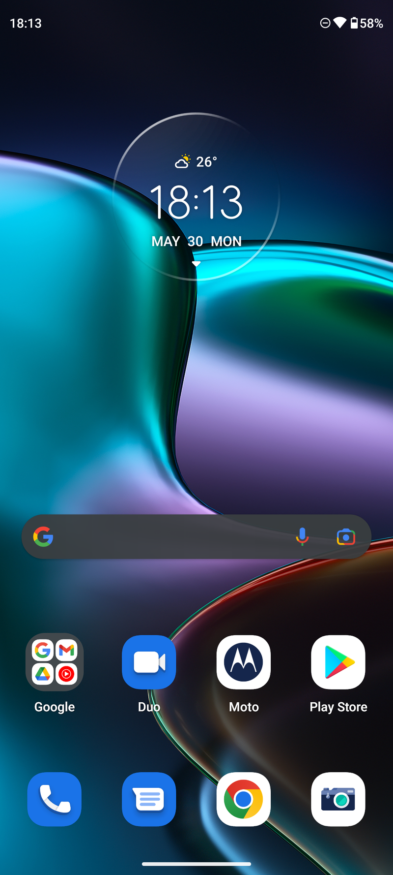 Home screen