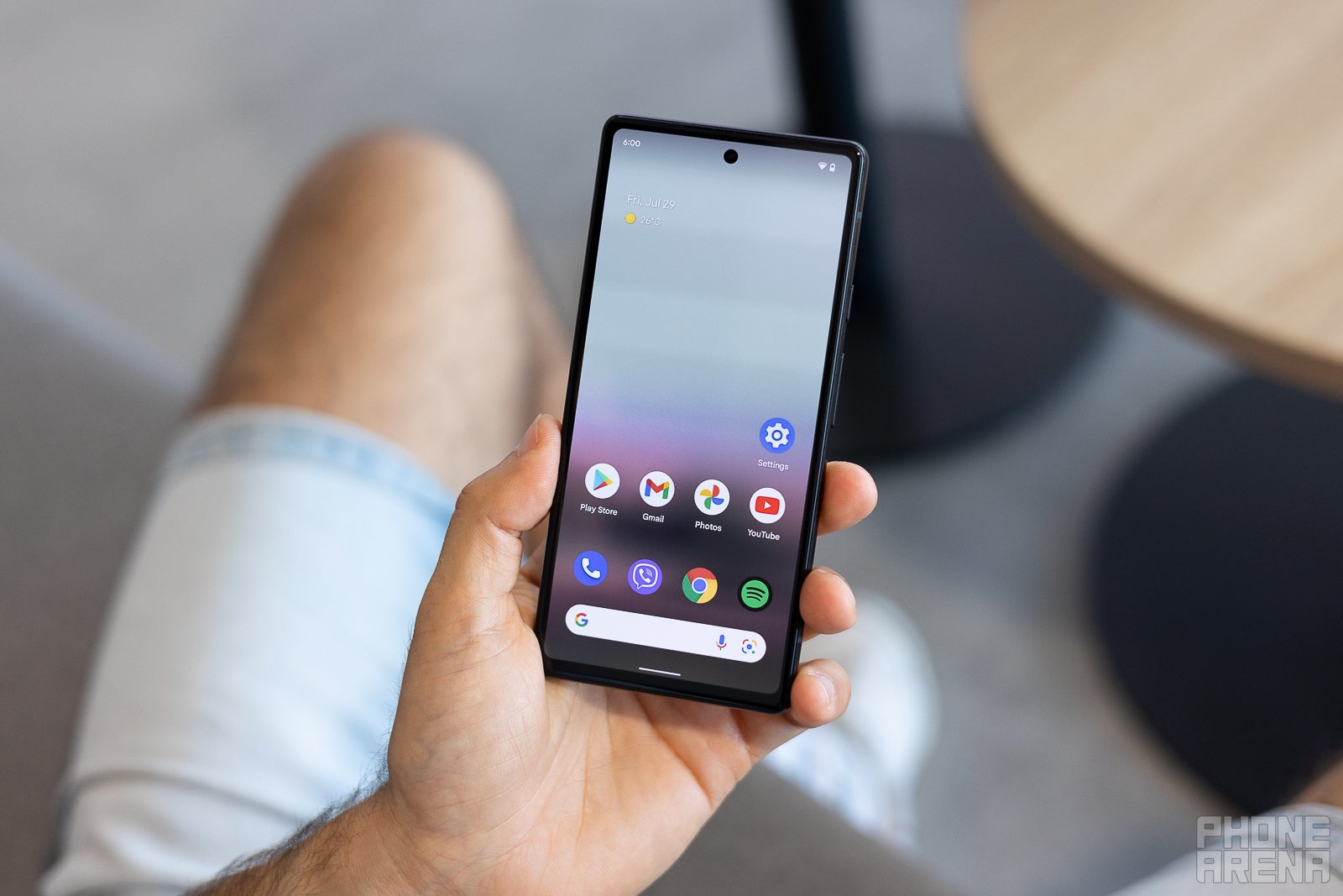 (Image credit - Phone Arena) Pixel 6a comes with a 6.1 inch OLED screen with 60Hz refresh rate - Google Pixel 6a review: still relevant in 2023!