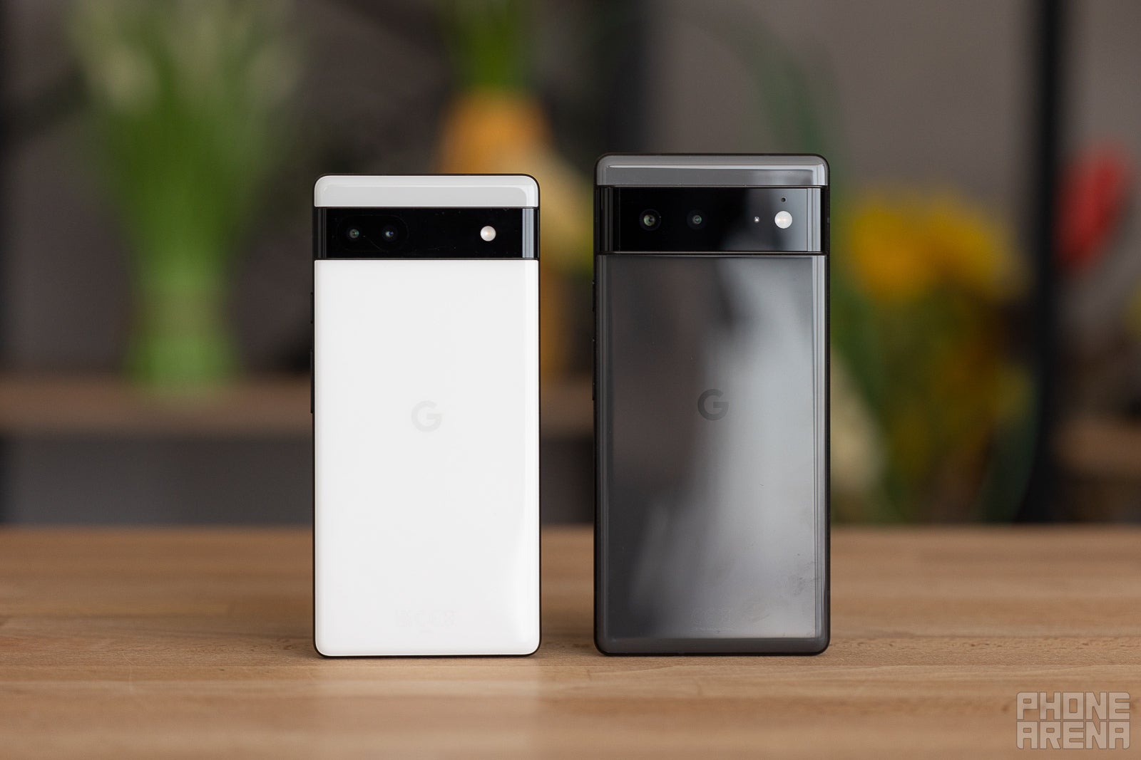 The Pixel 6a (left) and Pixel 6 (right) - Google Pixel 6a vs Pixel 6: key differences