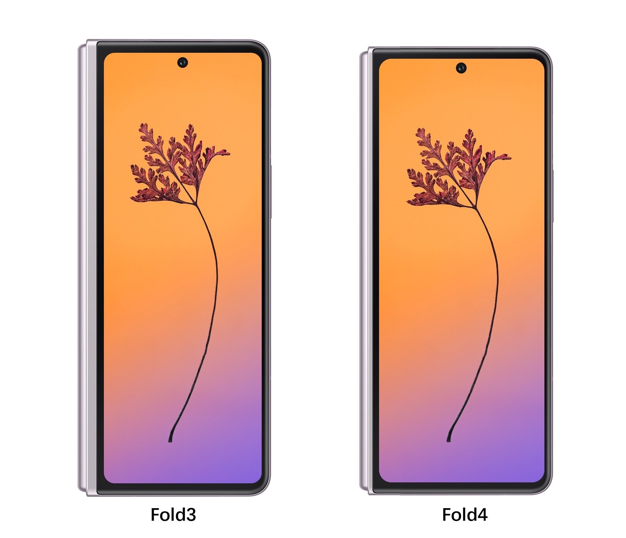 Galaxy Z Fold 4 outer display and holepunch selfie camera (Image credit - Ice Universe) - Samsung Galaxy Z Fold 4 preview: Peak Android