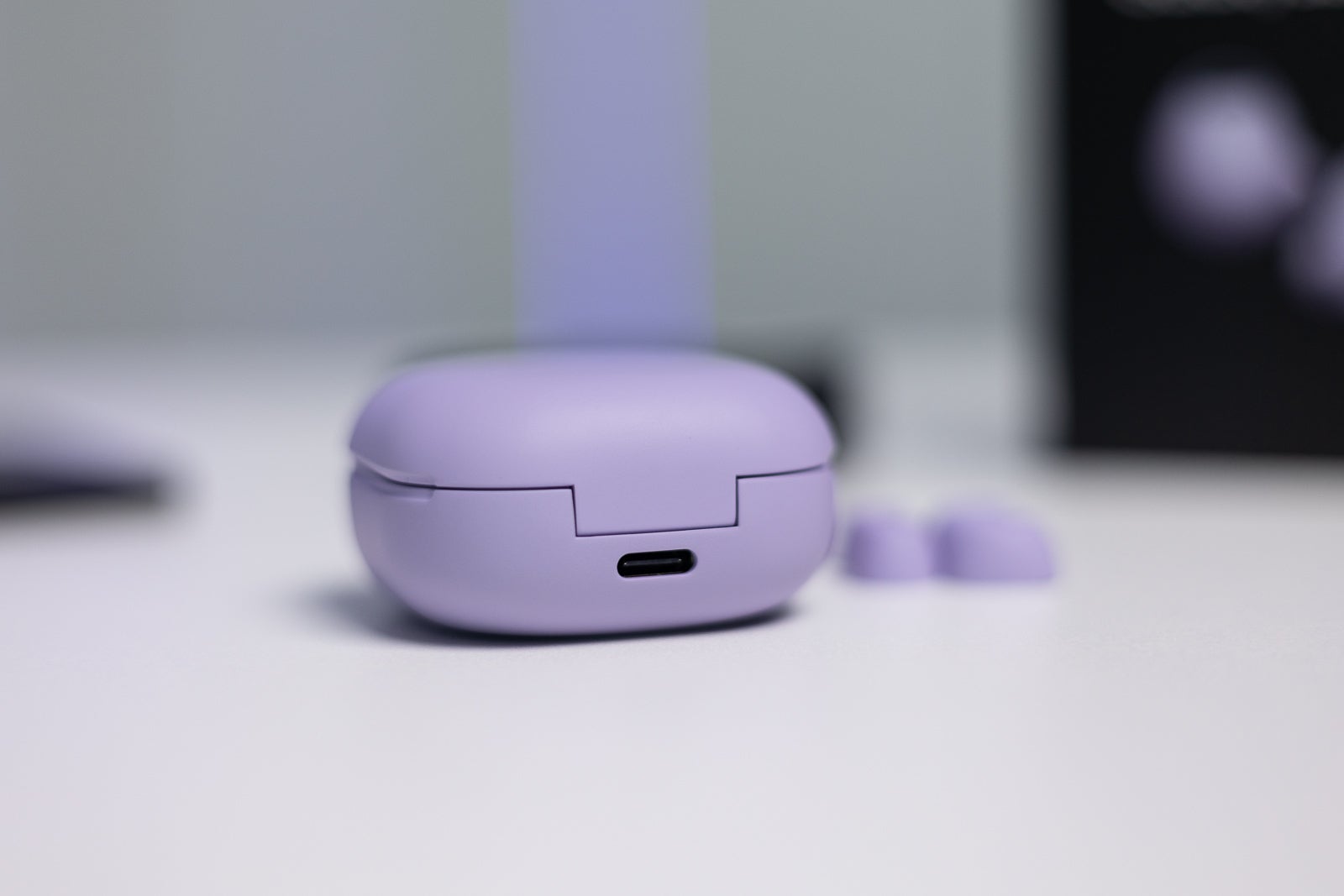 (Image credit - PhoneArena) Galaxy Buds 2 Pro charging case, back - Galaxy Buds 2 Pro review: Sleeker design, but is it worth the price jump?