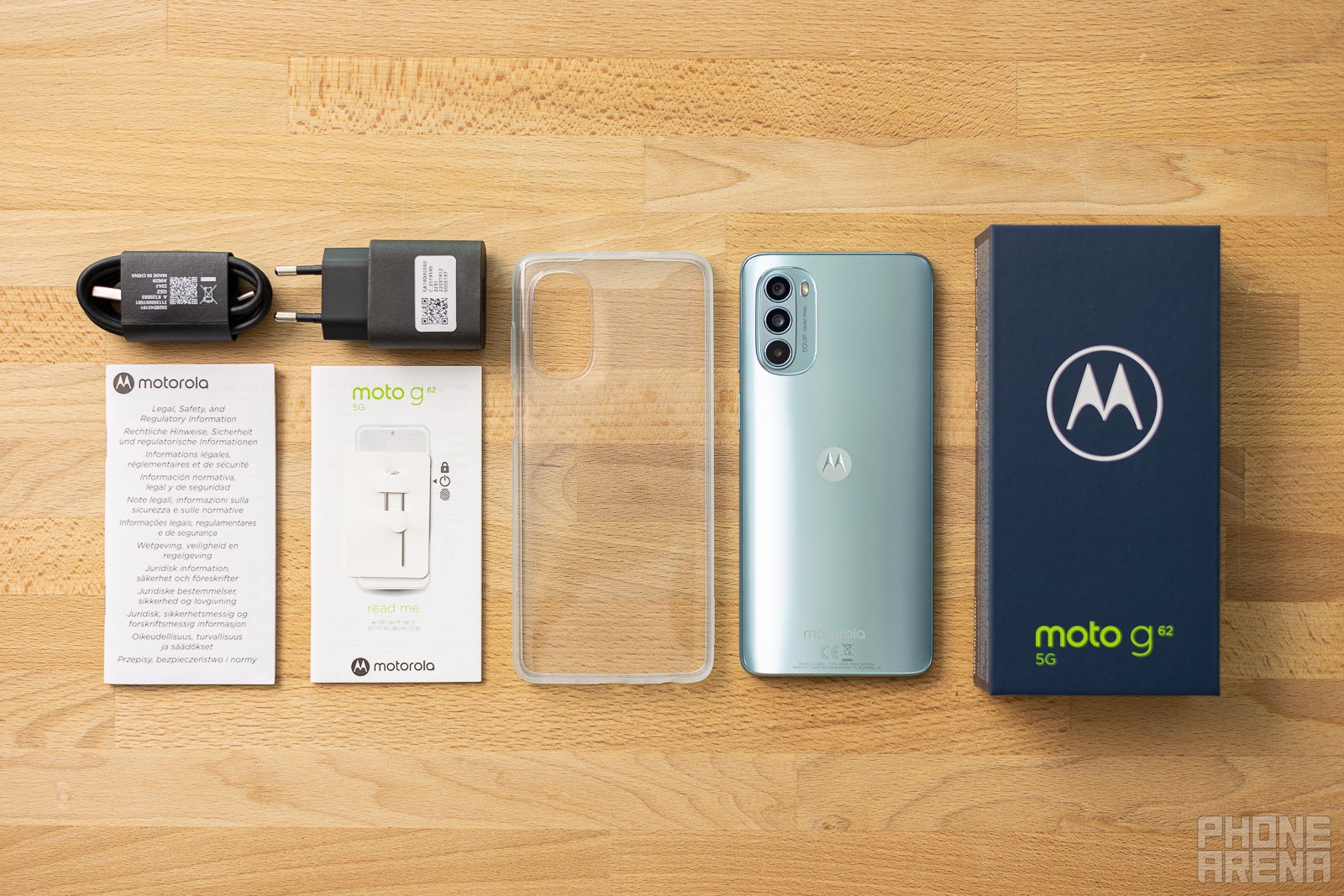 (Image credit - PhoneArena) Everything you will find inside the Motorola Moto G62 5G - Motorola Moto G62 5G review: is 5G worth so many sacrifices?